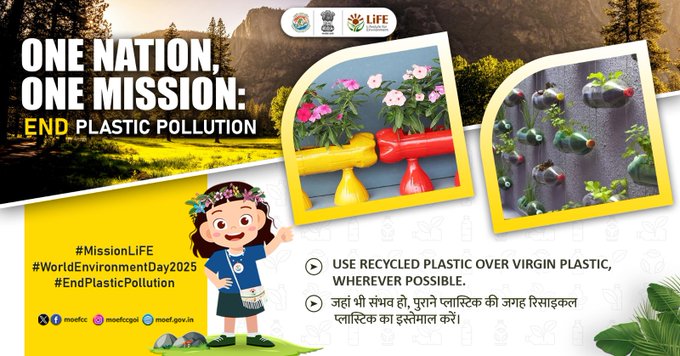 Use recycled plastic.